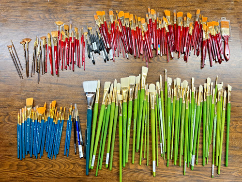 Lot artists paint brushes - artists,