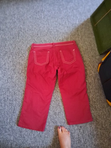 Next red length trousers - 3/4,