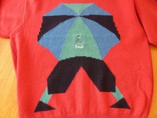 Vintage 80s Pringle Sports golf Jumper Mens XS Pure wool 80s casuals Nick Faldo