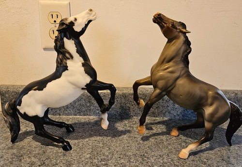 Breyer lot two semi rearing - breyer, of