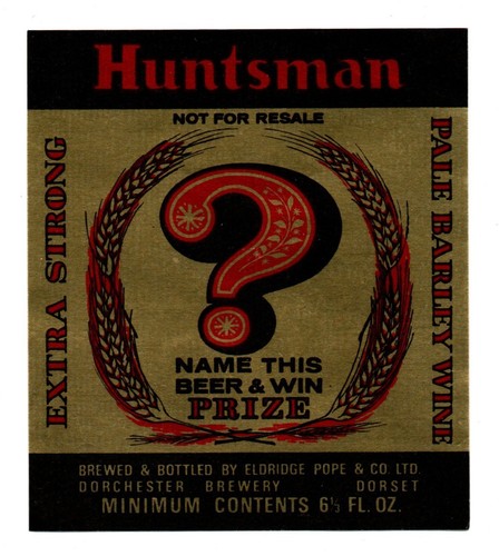 England vintage beer label - -,