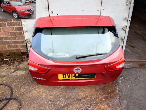 Tailgate boot lid complete red - boot,