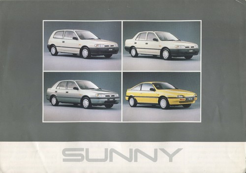 Car brochure nissan - nissan, sunny