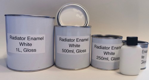 Gloss white radiator paint - gloss,