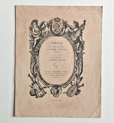 Daniel purcell sonata - purcell,