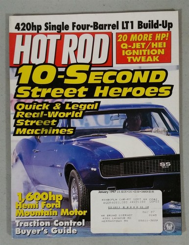 Hot rod magazine jan - hot,