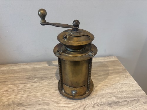 Vintage solid brass coffee - vintage,