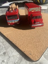 Corgi Chipperfields Circus AEC Fire Engine & Ford Thames Trader .