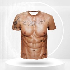 Funny 3D Muscle Printed Men's