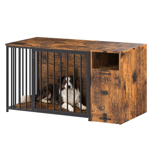 Dog crate furniture - dog, with