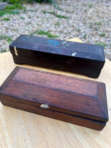 Vintage oil stones carborundum - vintage,