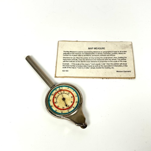 Vintage map measure curvimeter - vintage,