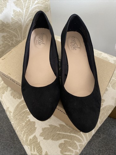 Women black low heel - women's, court