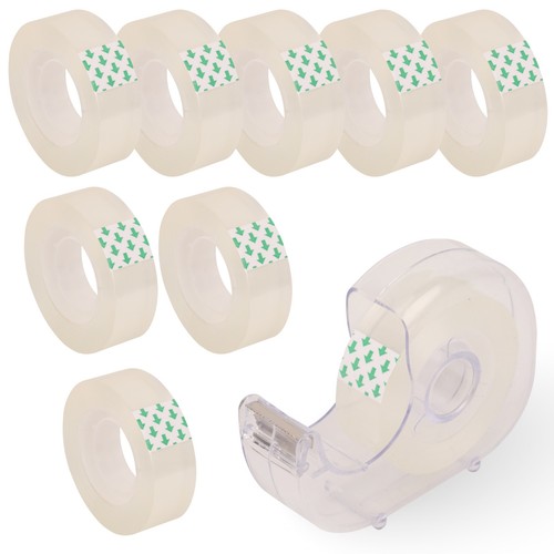 Mini tape dispenser with 9pcs - tape,