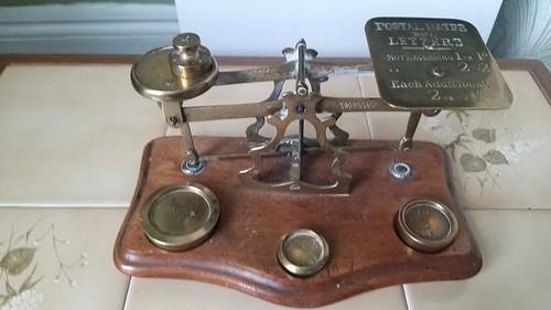 Vintage antique brass - antique, postal