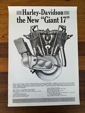 Vintage HARLEY DAVIDSON "GIANT