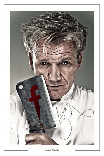 Gordon ramsay signed - gordon,