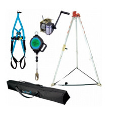 Confined space tripod kit.