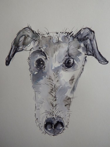 Original pen ink wash - &,
