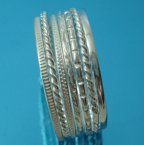 Solid 925 sterling silver - silver, 9