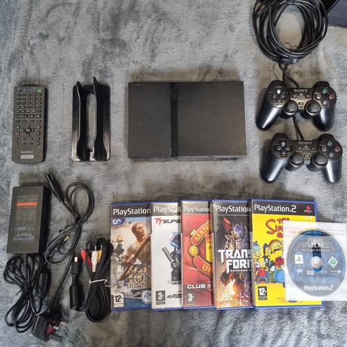 Ps2 slim with controllers - ps2, 2