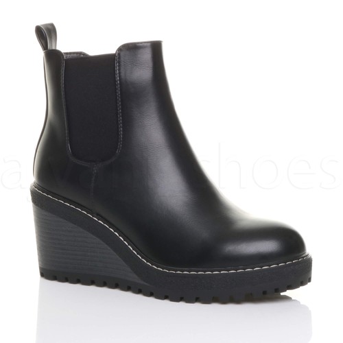 Womens ladies mid high - womens, wedge