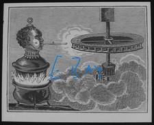 GIOVANNI BRANCAS STEAM TURBINE / ENGINE C1920 Magic Lantern Slide