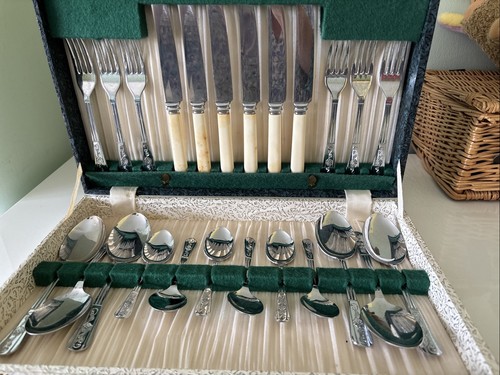 Vintage boxed stainless steel - vintage,