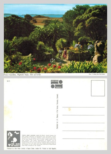 Postcard tresco gardens - postcard,