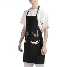 Beauty Salon Apron Washable Eyelash Pattern Lash Aprons For Home
