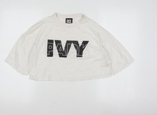 Ivy Park Women's White Cropped