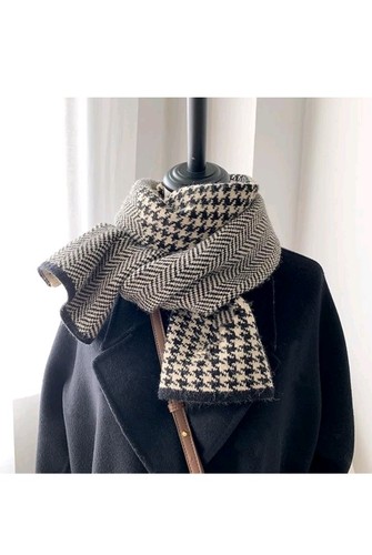 Women winter cashmere - cashmere, plaid