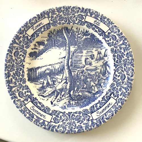 Summer transferware - “summer”,