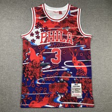 New Basketball tops Stitched-Iverson#3-S-2XL