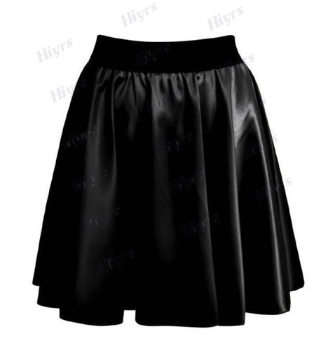 Womens black faux leather pvc - faux,
