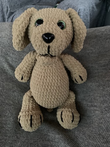 Hand crochet golden - hand,