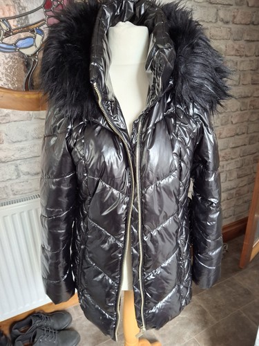 Next womens black shiny - womens,