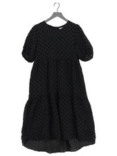Oliver Bonas A-Line Midi Dress UK12 in Black