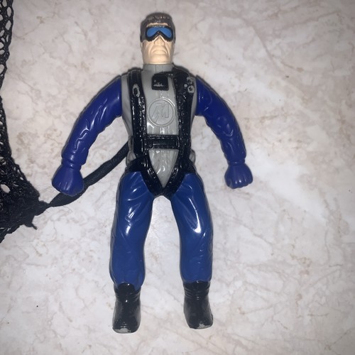 Rare action man skydiver - action,