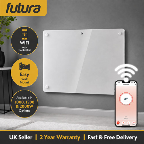 Futura glass panel heater - futura,