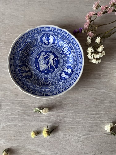 Spode blue room greek plate - blue,