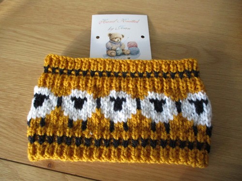 New hand knitted - hand, headband