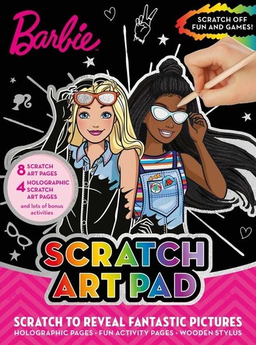 Barbie scratch art activity - scratch,