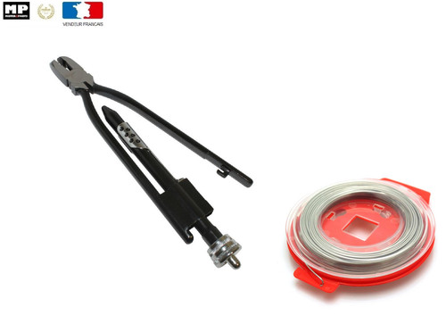 Wire coil brake clamp - wire,
