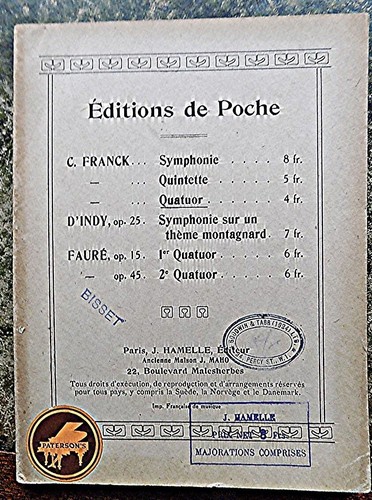 Franck miniature score - c.,