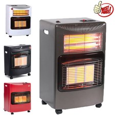 Portable Gas Cabinet Heater Indoor Butane Fire Heating Calor Gas Room Heater UK