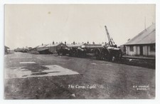 Pre-WW1 RML 8-inch Howitzers LYDD CAMP Kent (RGA Royal Garrison Artillery) RP PC