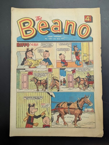 Beano comic 1485 january - comic,