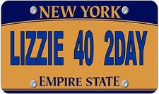 Novelty Number Plate, Personalised Fun American New York Licence Plate 