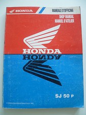 GENUINE HONDA SJ50P  SJ-50-P  WORKSHOP SERVICE REPAIR MANUAL BOOK